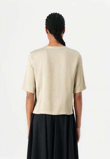 Атласная блузка