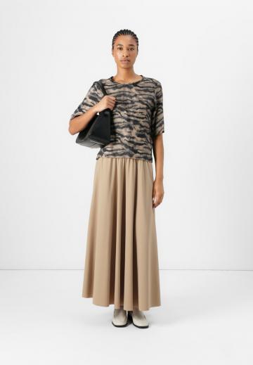 Атласная блузка