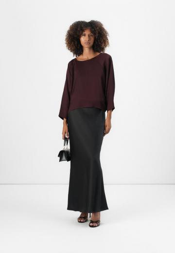 Атласная блузка