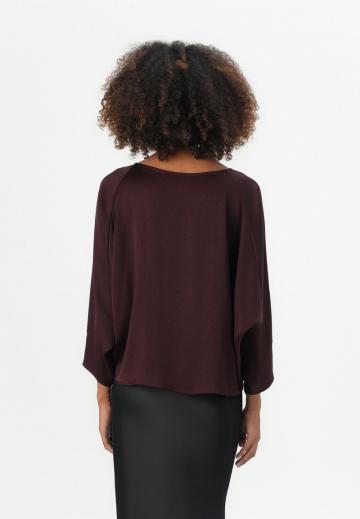 Атласная блузка