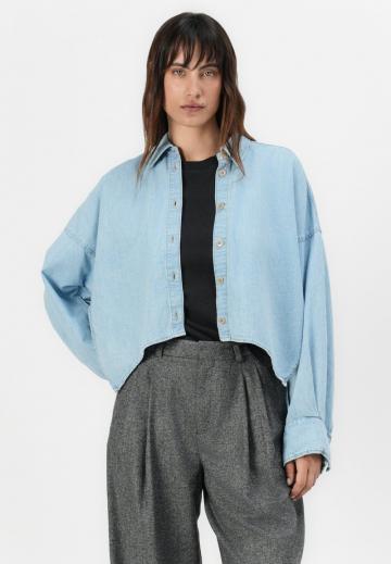 Джинсовая блузка