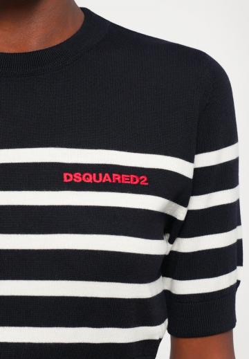 Пуловер с коротким рукавом