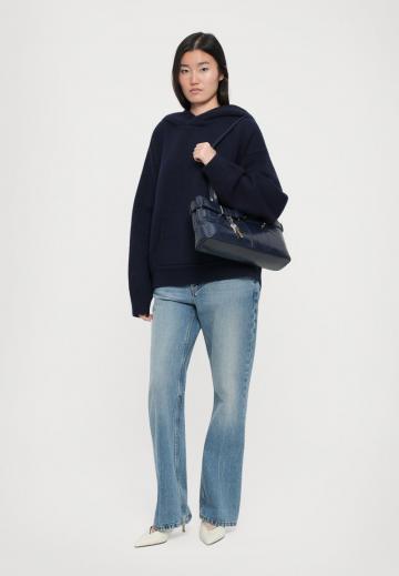 Пуловер с капюшоном