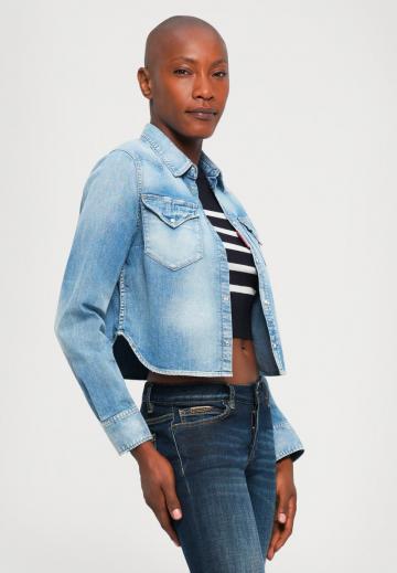 Джинсовая блузка