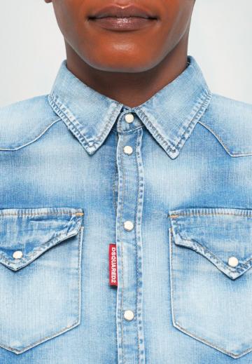 Джинсовая блузка