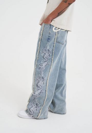 Прямые джинсы