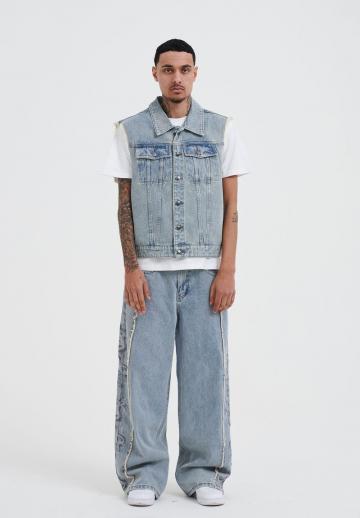 Прямые джинсы