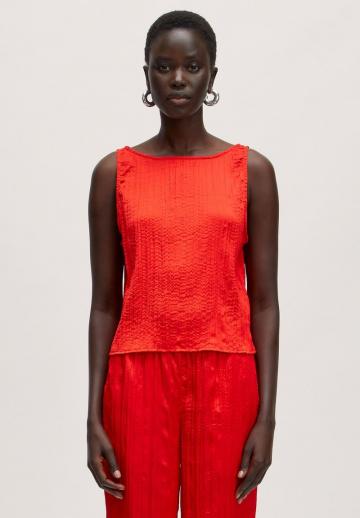 Блузка без рукавов