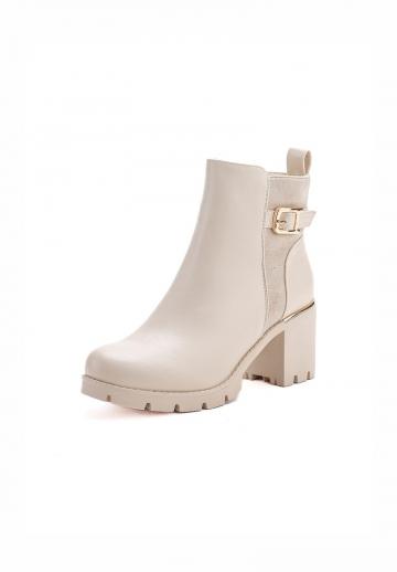 Полусапожки на высоком каблуке