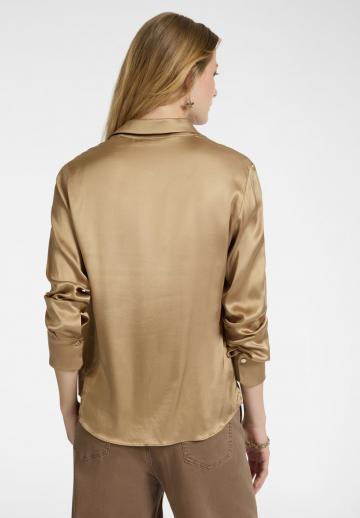 Атласная блузка