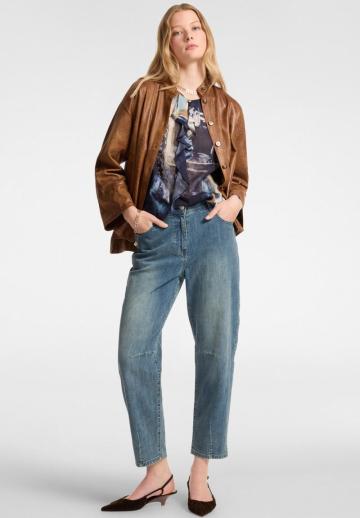 Прямые джинсы