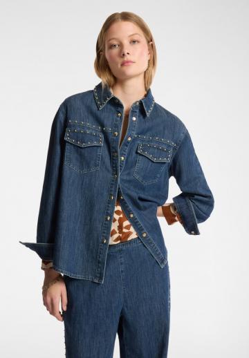 Джинсовая блузка