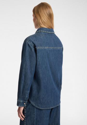 Джинсовая блузка