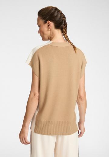 Пуловер с коротким рукавом