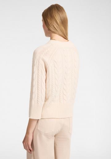 Пуловер с рукавом три четверти