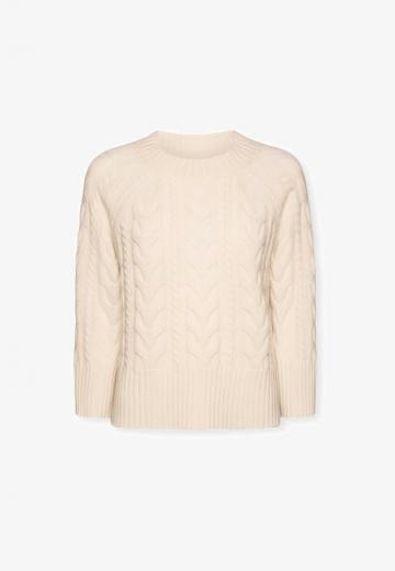 Пуловер с рукавом три четверти