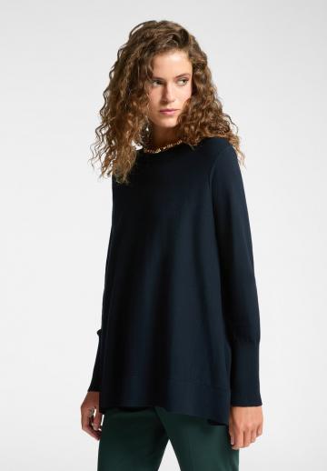 Пуловер с рукавом три четверти