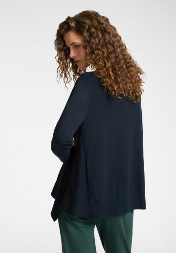 Пуловер с рукавом три четверти