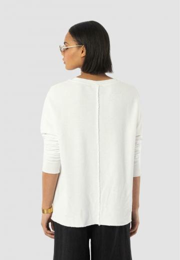 Пуловер с рукавом три четверти