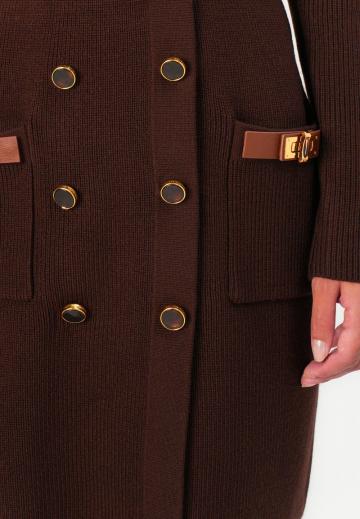 Вязаное платье