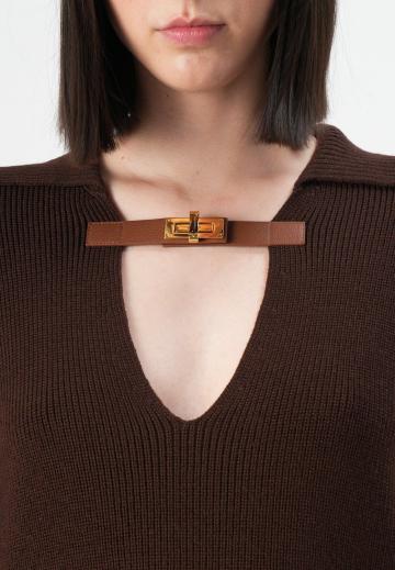 Длинный пуловер