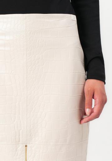 Кожаная юбка