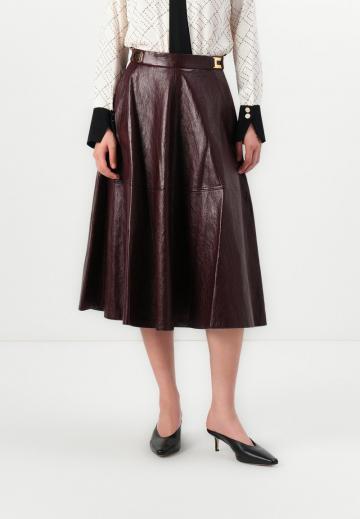 Кожаная юбка