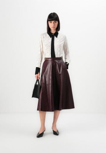 Кожаная юбка