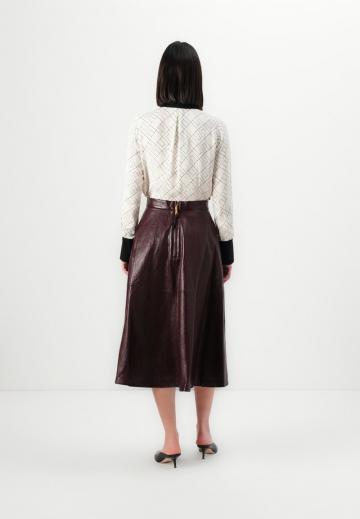 Кожаная юбка