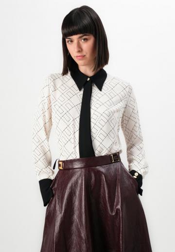 Кожаная юбка