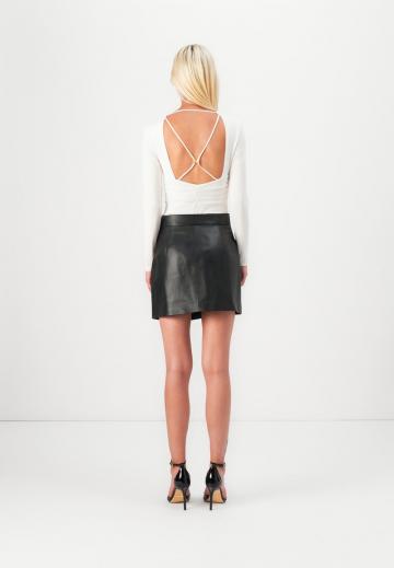 Кожаная юбка