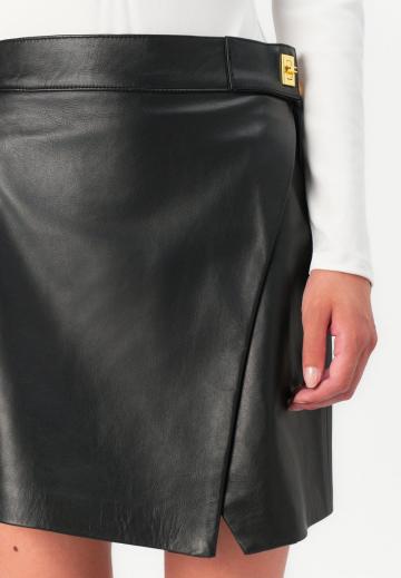 Кожаная юбка
