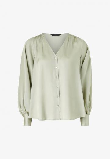 Атласная блузка