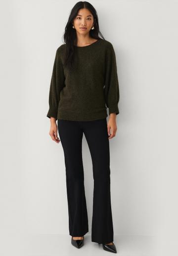 Пуловер с рукавом три четверти