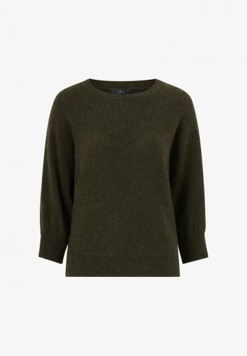 Пуловер с рукавом три четверти