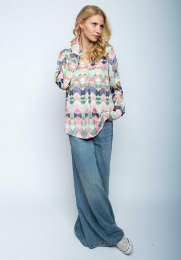 Длинная блузка