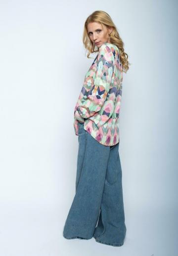 Длинная блузка