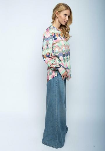 Длинная блузка
