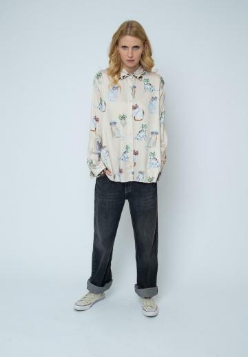 Длинная блузка
