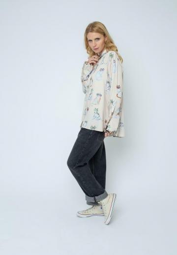 Длинная блузка