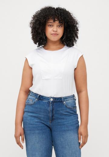 Блузка без рукавов