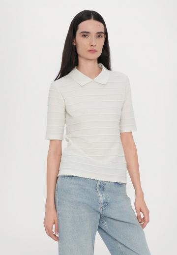 Пуловер с коротким рукавом