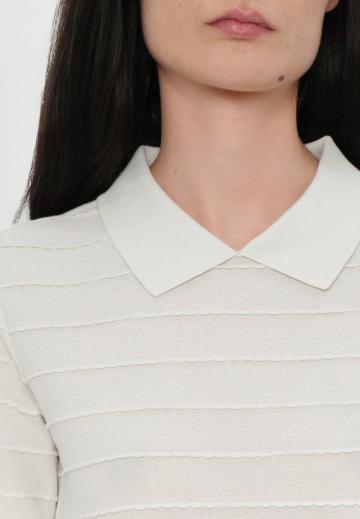 Пуловер с коротким рукавом