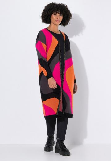 Жаккардовая вязаная кофта