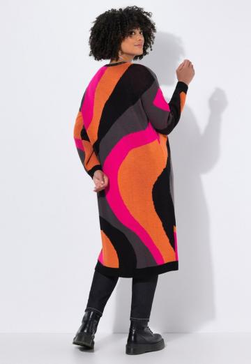 Жаккардовая вязаная кофта