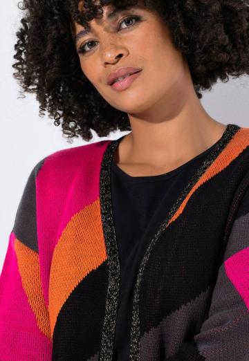 Жаккардовая вязаная кофта