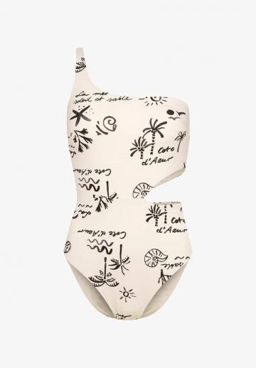 Слитный купальник