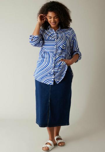 Длинная блузка