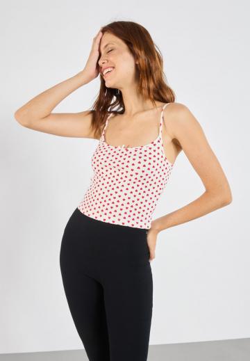 Топ на бретельках