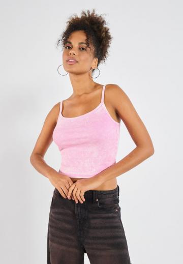 Топ на бретельках